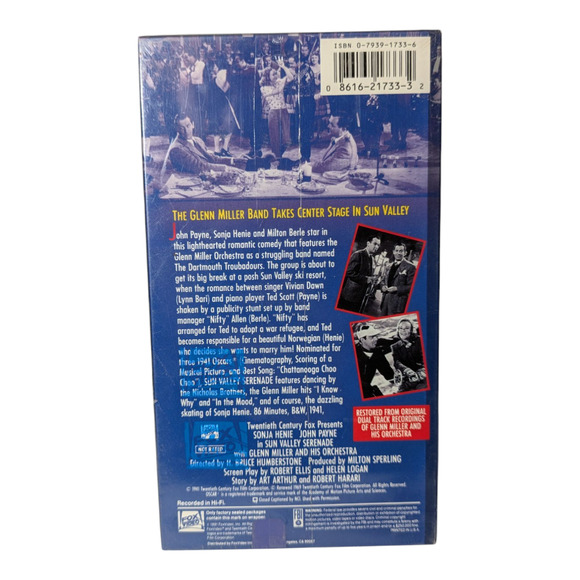 Sun Valley Serenade - VHS - 1991 Glenn Miller Band - New Sealed - Collectable - Picture 4 of 4